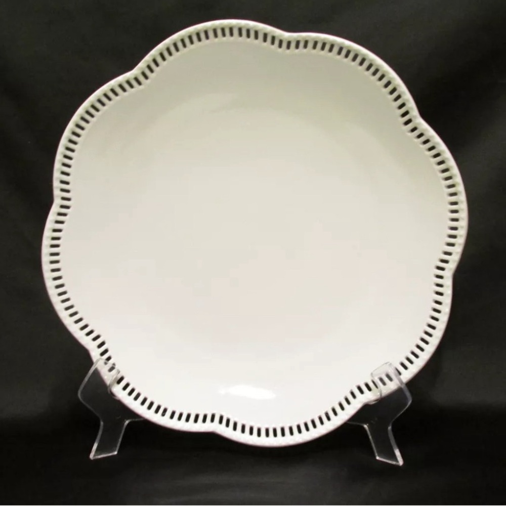 BAVARIA SCHUMANN GERMANY RETICULATED or PIERCED SERVING PLATTER
